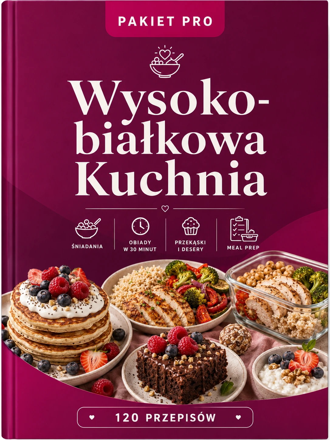 Okładka pakietu Wysokobiałkowa Kuchnia PRO